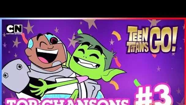 Teen Titans Go ! en français  🇫🇷| 🎤 Les chansons de Changelin et Cyborg #3 👬