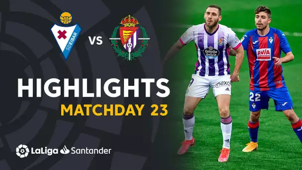 Highlights SD Eibar vs Real Valladolid (1-1)