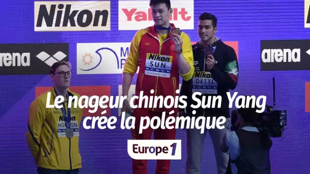 Mondiaux de natation : le Chinois Sun Yang crée la polémique