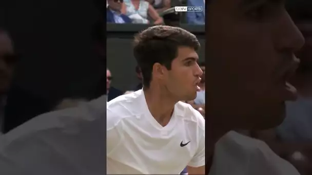 Carlos Alcaraz proche de sauver un point DINGUE ! 🎾🤯 #shorts