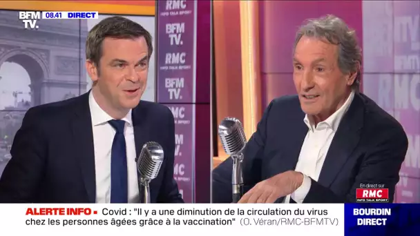 Olivier Véran face à Jean-Jacques Bourdin en direct