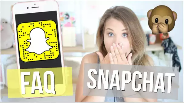 [ AskEnjoy n°5 ] : FAQ SNAPCHAT !!!