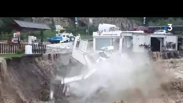 Tempête Alex  : les images de Saint-Martin-Vésubie avant/après la catastrophe