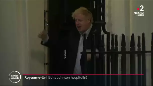 Boris Johnson toujours hospitalisé