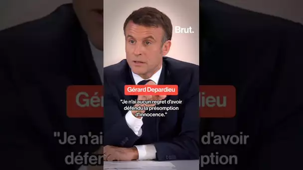 Emmanuel Macron sur Gérard Depardieu