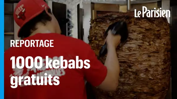 «On m'a dit qu'il y avait des kebabs gratuits» une enseigne offre 1000 repas à ses premiers clients