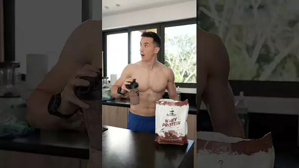 Protein shake explosion !! 😱