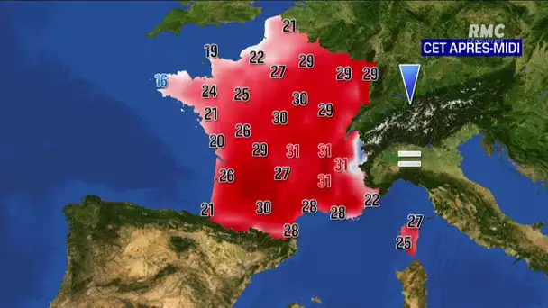Météo: après la chaleur, la douche froide pour ce week-end?