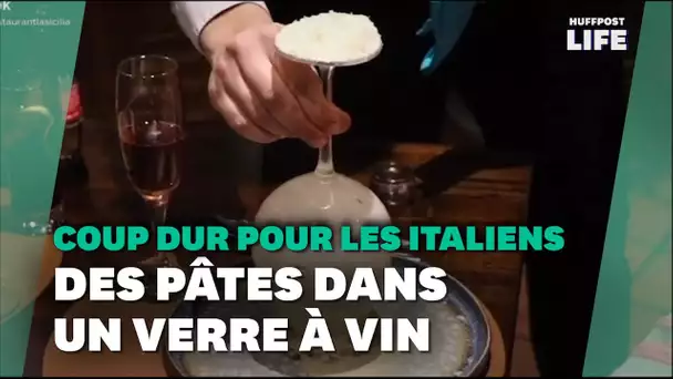 Ce restaurant belge sert des pâtes dans un verre à vin, de quoi rendre furieux les Italiens