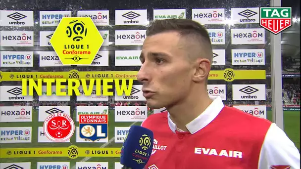 Interview de fin de match :Stade de Reims - Olympique Lyonnais ( 1-1 ) / 2019-20