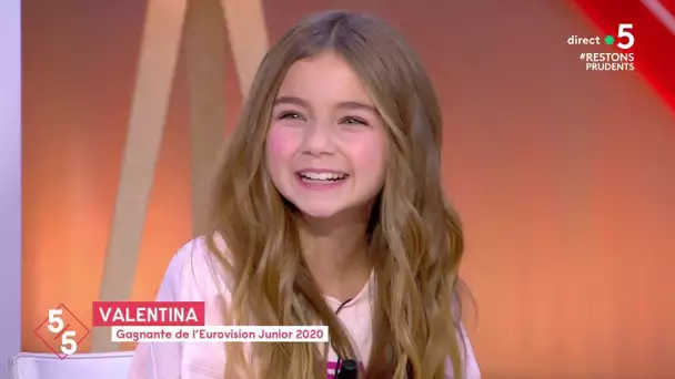 Valentina, la gagnante de l’Eurovision Junior 2020 ! - C à Vous - 30/11/2020