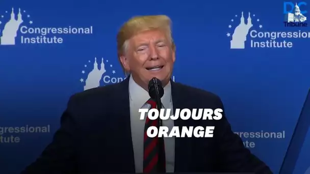 Donald Trump reconnaît qu'il a un teint orange... à cause des ampoules à incandescence