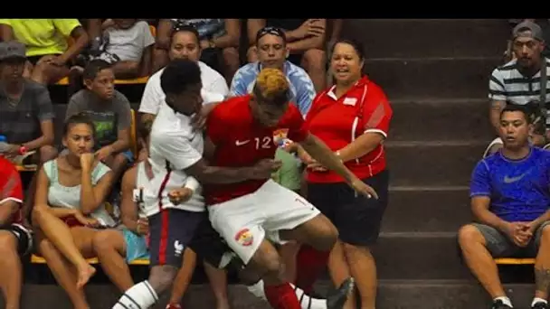 Futsal U21 : Tahiti - France : 5-5 et 0-3, les buts !