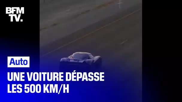 Pour la première fois, une voiture dépasse les 500 km/h