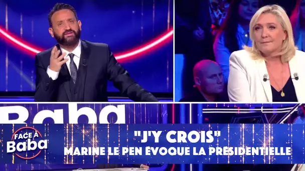 "J'y crois" : Marine Le Pen évoque la présidentielle