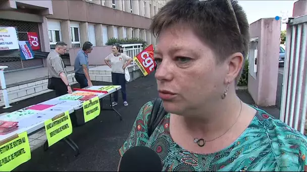 Tarbes : les agents des Finances Publiques manifestent contre les fermetures de trésoreries