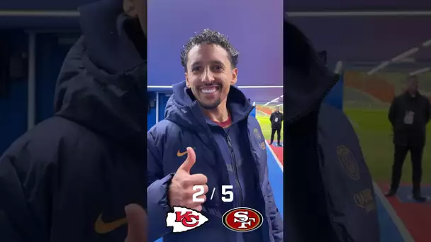 🏈⚽ #SBLVIII predictions from the @psg players! 🔴🔵 Good game @KansasCityChiefs, @49ers!