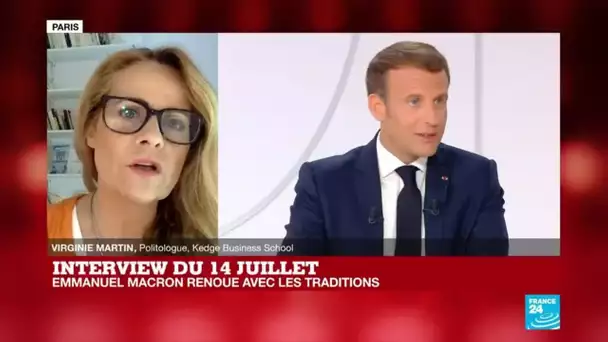 Interview du 14 juillet : Emmanuel Macron "poussif, lent à réagir, employant beaucoup de mots creux"