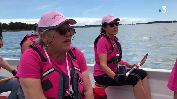 Pink Ladies unies contre le cancer du sein, elles sillonnent ensemble à bord de Dragon Boat