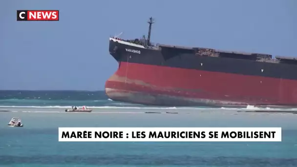 Marée noire : les Mauriciens se mobilisent