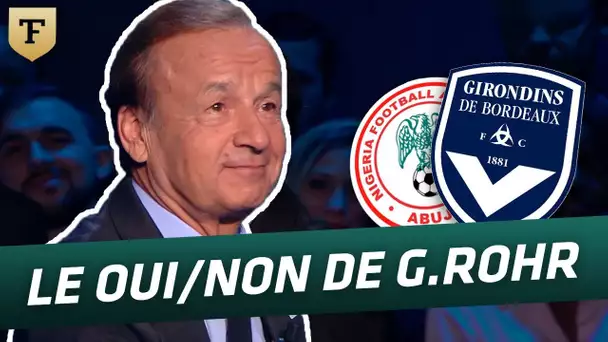 Le Oui/Non avec Gernot Rohr