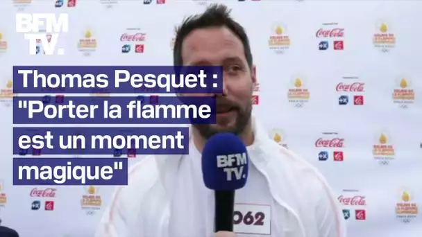 Porter la flamme "est un moment magique: l'interview intégrale de Thomas Pesquet
