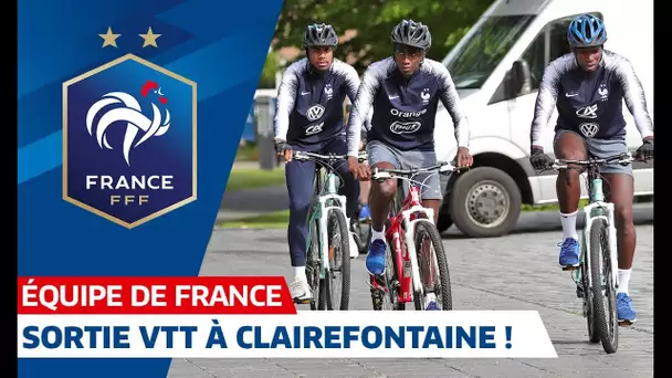 Sortie VTT à Clairefontaine, Equipe de France I FFF 2019