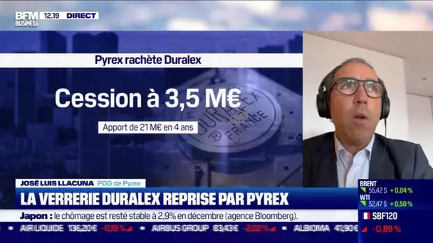 José Luis Llacuna (Pyrex): La verrerie Duralex reprise par Pyrex