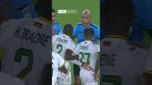 🇲🇱🇨🇮⚡️ Ca a chauffé entre Traoré et l'arbitre de Mali - Côte d'Ivoire en fin de match ! #Shorts