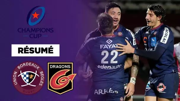 Résumé : Bordeaux-Bègles en mode démonstration contre les Dragons !