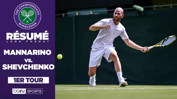 Résumé - Wimbledon : Adrian Mannarino VS Alexander Shevchenko