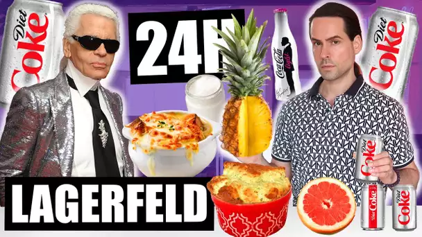 Je mange comme KARL LAGERFELD pendant 24H (Ma rencontre avec lui)