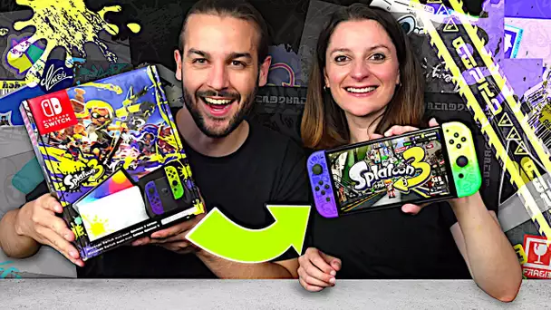 ON A RECU LA NOUVELLE NINTENDO SWITCH OLED COLLECTOR SPLATOON 3 !