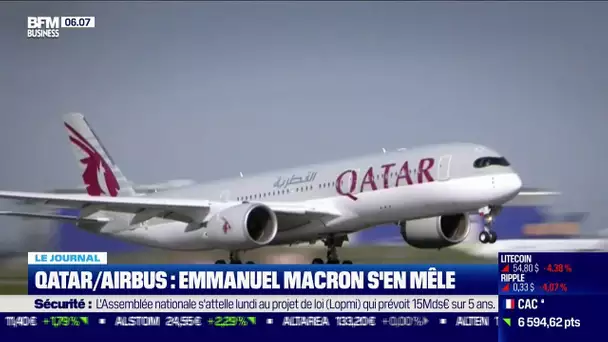 Qatar/Airbus: Emmanuel macron s'en mêle