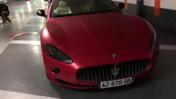 La Maserati granturismo rouge satiné !