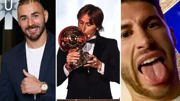 Monde du foot réagit au Ballon d'Or de Modric: Benzema bale Ronaldinho Lovren sergio ramos mbappe