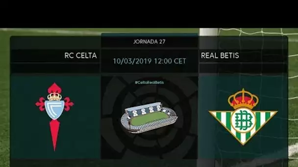 Calentamiento RC Celta vs Real Betis