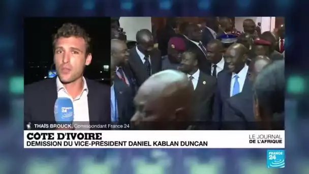 Côte d'Ivoire : la démission du vice-président Daniel Kablan Duncan, un coup dur pour A. Ouattara