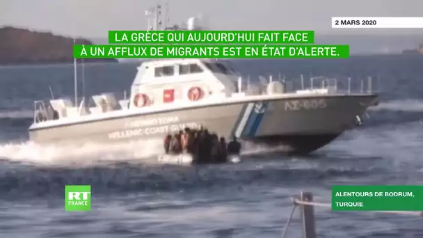 Grèce : des gardes-côtes essaient de faire couler un bateau plein de migrants