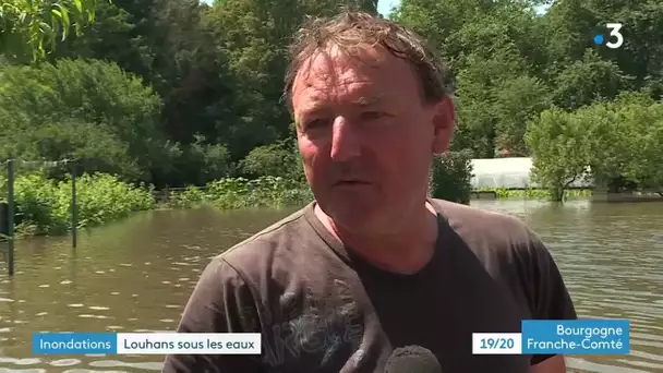 Inondations : Louhans sous les eaux