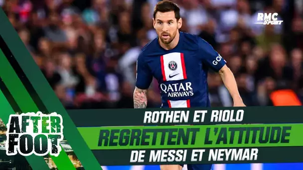 PSG 2-1 Juventus : Rothen et Riolo regrettent l'attitude de Messi et Neymar