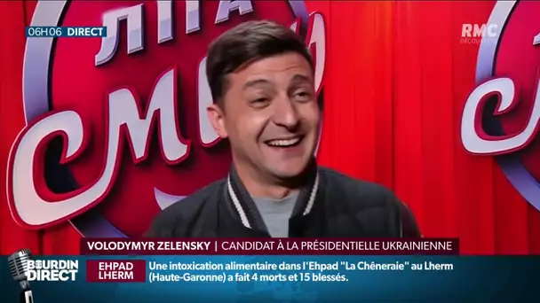 Présidentielle en Ukraine: le comédien Zelensky largement en tête du 1er tour