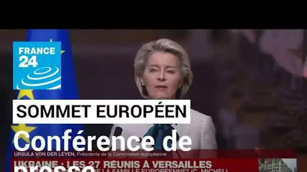 REPLAY :  Conférence de presse du sommet de Versailles • FRANCE 24