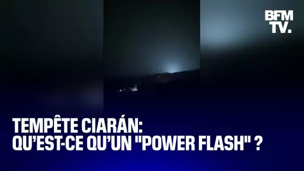 Qu’est-ce qu’un "power flash", ce phénomène observé lors du passage de la tempête Ciarán?