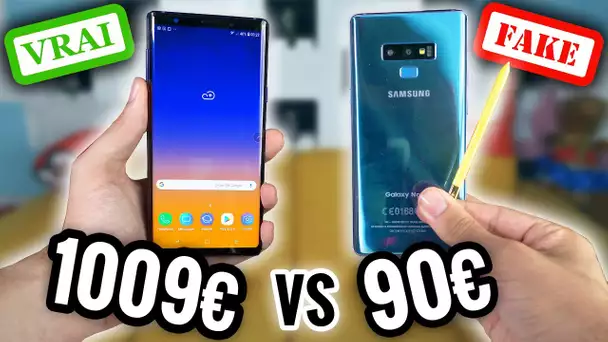 90€ Faux Galaxy Note 9 VS 1009€ Galaxy Note 9 !