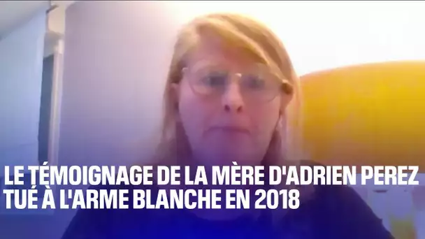 "Depuis la mort de mon fils, rien n'a changé": la mère d'Adrien Perez témoigne sur BFMTV