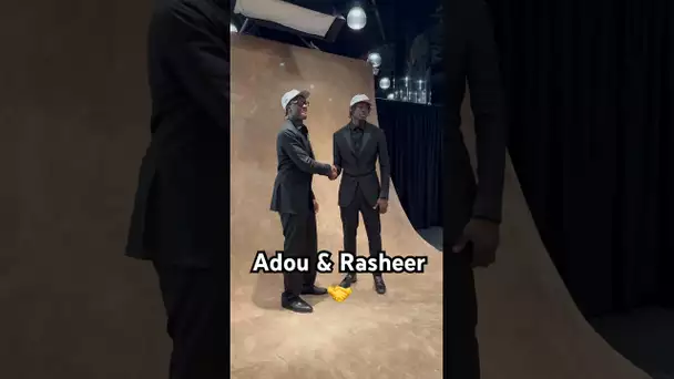 Adou & Rasheer pose for their portraits!