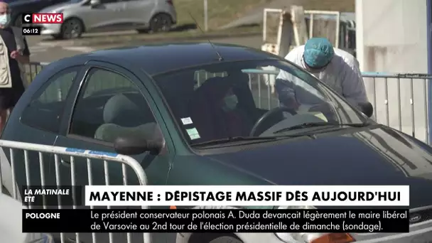 Mayenne : dépistage massif dès aujourd'hui