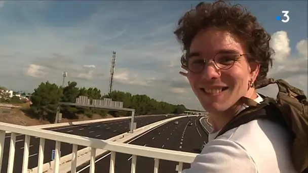 Sur la route avec Manu Galure de Bages à Narbonne