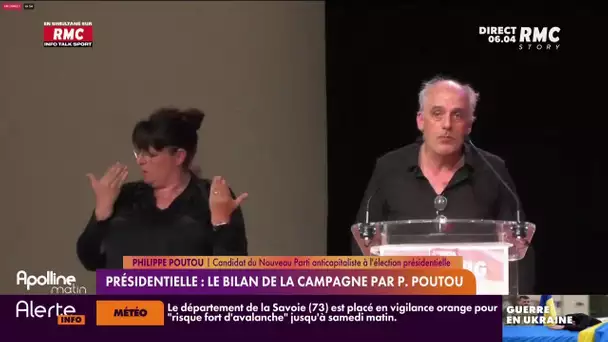 Présidentielle : le bilan de la campagne par Philippe Poutou